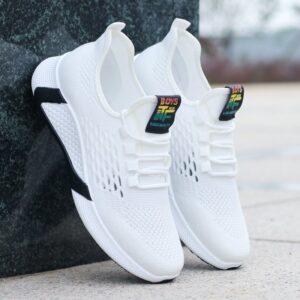 1622353197858.jpg New Sports Shoes Men's Breathable Casual Mesh Shoes Comfort Increase Lace-up Non-slip Low-top Running Shoes