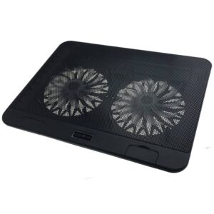 Aluminum Laptop Cooling Pad with Dual Fans