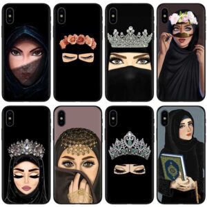 Hijab Girl Cool Phone Case with Veil Design