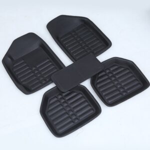 4-Piece All-Weather Rubber Car Floor Mats