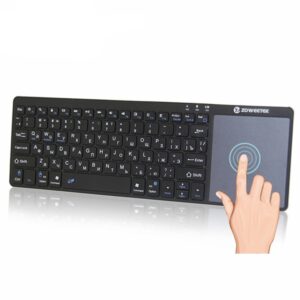 Compact Wireless Keyboard w/ Touchpad Mouse