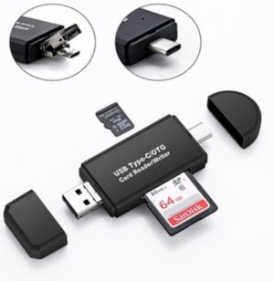HQ USB Multi SD Card Reader 3in1 Function