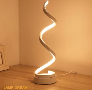 1286645078671.jpg Remote Control Modern Spiral LED Desk Lamp
