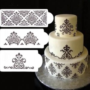 1290644834400.jpg Cake Stencil Set – 3-Piece Filigree Design