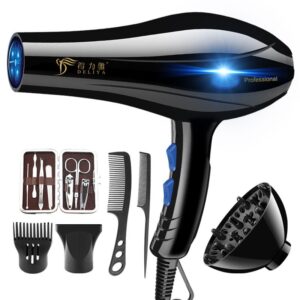 High Power Ionic Hair Dryer with Blue Light