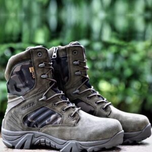 Military Grade Cowhide Rugged Combat Boots