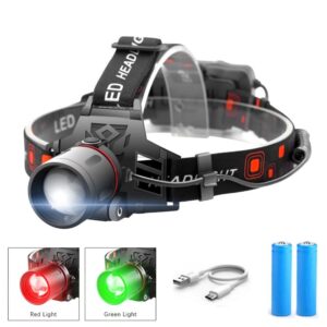 2165261677866.jpg Multi-Color Beam T6 Zoomable LED Headlamp