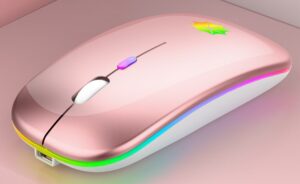 2401100256170321000 Quiet Wireless Gaming Mouse for PC-Laptops