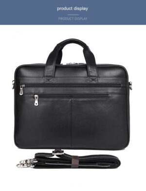 Men’s Napa Leather Laptop Briefcase Bag