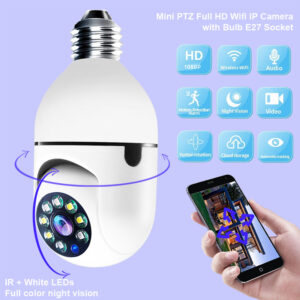 5G WiFi Light Bulb Camera Security Monitor