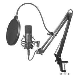 Studio Microphone Kit with Adjustable Stand