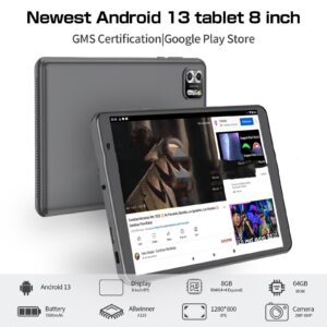 8-Inch OctaCore Android Tablet 64GB Storage