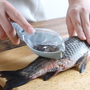 Fish Scale Remover with Protective Cover