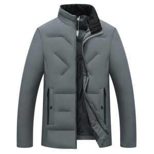 4e25ebc0-2ffd-4d16-8197-b87d0afb81a7.jpg Zippered Collar Silky Cotton-padded Jacket