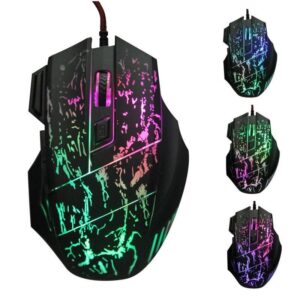 HQ Broken Lights USB Wired PC Gaming Mouse