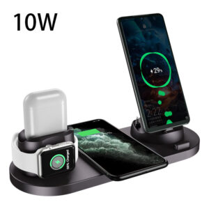 Wireless iPhone Dock w/ 6 Charging Stations