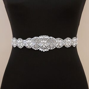 Luxury Rhinestone Bridal Wedding Dress Belt