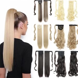 Straight Wrap Ponytail Extension Heat Ready