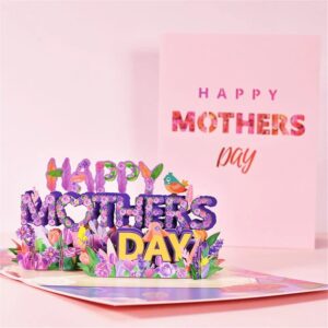 Floral 3D PopUp Greeting Mother’s Day Card
