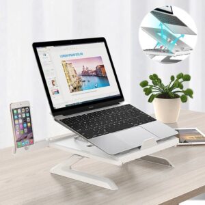 Deluxe Foldable Secure Laptop Stand Holder
