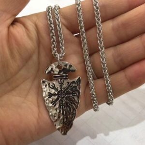 O1CN01BeSQcC2MxVdFdUxnA_2217065229894-0-cib.jpg Norse Warrior Necklace with Spear Arrowhead