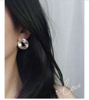 a6386489-e832-4c92-922b-f1ce8db7548d Sterling Silver Irregular Wafer Earrings