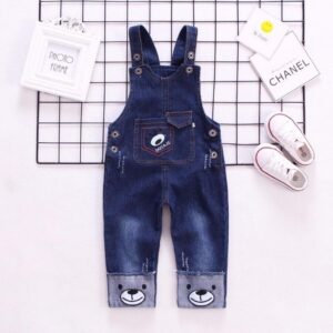 Baby Boy Denim Overalls Kids Jeans Pants