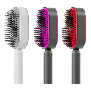 Massage Comb and Self-Cleaning Hair Brush