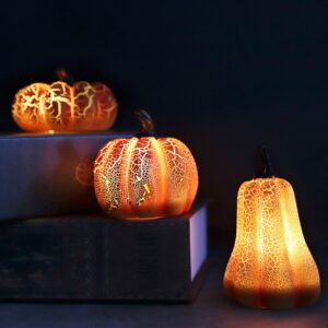 Halloween LED Pumpkin Lantern Glowing Light