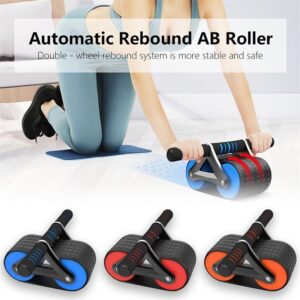 Double Wheel Ab Roller with Auto Rebound