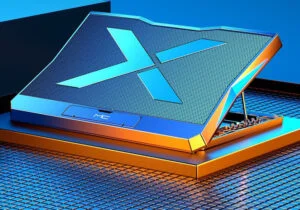 Adjustable Laptop Cooling Stand with 6 Fans