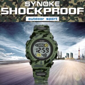 Kids Camouflage Glow E‑Watch Military Style